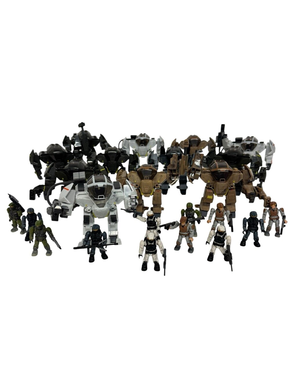 Halo MEGA BLOKS Mini Soldier Action Figure Minifigure - 12 Cyclops - 12 Soldiers